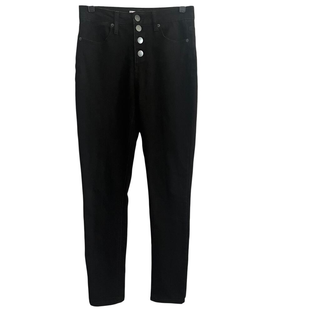NOBO No Boundaries Jeans Womens 5 Juniors Button Fly Black Stretch